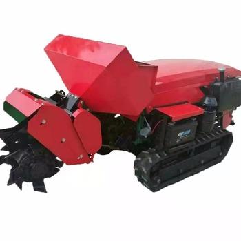农业耕地履带拖拉机 微型履带旋耕机 自走式开沟施肥机批发零售 遥控